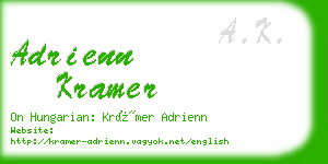 adrienn kramer business card